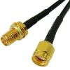 Coaxial cable, plug SMA m-plug SMA f, 3m - 2