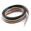 Multicolor flat cable 10x0.5mm2