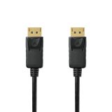 DisplayPort кабел, DisplayPort-DisplayPort, 1m, черен, 8K, NEDIS
