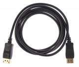 Cable DisplayPort / M to DisplayPort / M, 1.8m, gold plated terminals