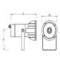 Metal-halide floodlight LEVO, 150W, waterproof - 2 - Vikiwat Metal-halide floodlight LEVO, 150W, waterproof - 2