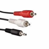 Cable, plug 3.5 stereo M-2xRCA M, 5m