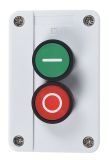 Control Station, 2 buttons, 2 positions, DPST, 400V/10A, IP65
