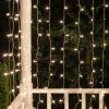 LED christmas lights type curtain, 1.5x2m, 35W, warm white, IP44, 300 LEDs - 4