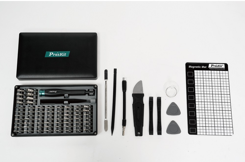 Equipment repair kit, screwdriver with bits, 76 pieces, SD-9376M, PRO'S KIT