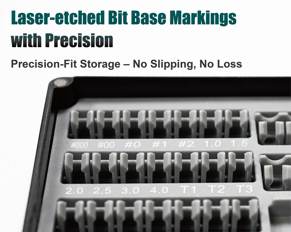 Equipment repair kit, screwdriver with bits, 76 pieces, SD-9376M