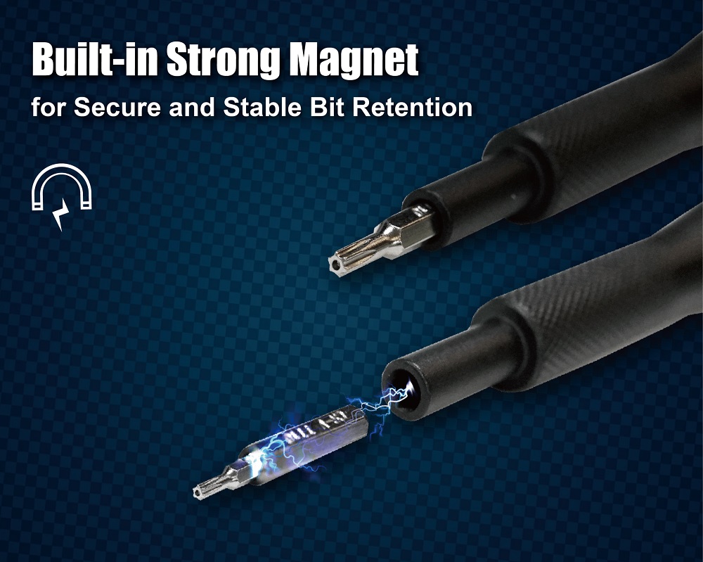 Equipment repair kit, screwdriver with bits, 76 pieces, SD-9376M
