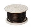Power conductor, for audio/video signal, 1x16mm2, oxygen-free copper (OFC), brown, silicon rubber (SiR)
