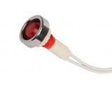 Signal Lamp, AL-244, 220VAC, red , with cap - 1 - Vikiwat Signal Lamp, AL-244, 220VAC, red , with cap - 1