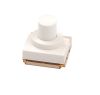 Микробутон, SMD-N=33N-50, 50V, 0.05A 3PST, 3NO, незадържащ, бял, 5 mm 
