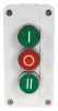 Triple Push Button XAL-B339C, 400V ,10A, 3PST - NO + NC + NO 
 - 1