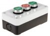 Triple Push Button XAL-B339C, 400V ,10A, 3PST - NO + NC + NO 
 - 2