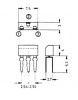 Транзистор BF195, NPN, 30 V, 0.3 A, 0.22 W, 200 MHz, TO92 - 2 - Викиват Транзистор BF195, NPN, 30 V, 0.3 A, 0.22 W, 200 MHz, TO92 - 2