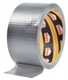 Лепяща лента, универсална, армирана, сребърна, 50mm х 10m, MOMENT Power Tape