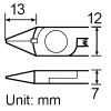 Cutting pliers, 124mm, 1PK-717, PRO'S KIT - 2