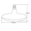 LED лампа 24W, E27, 1900lm, 3000K, топло бяла, BB01-52420, зелен корпус - 3 - Викиват LED лампа 24W, E27, 1900lm, 3000K, топло бяла, BB01-52420, зелен корпус - 3