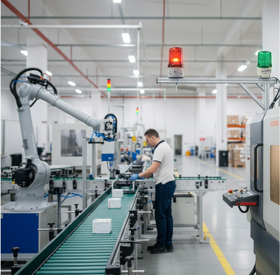 Индустриални сигнални лампи, лампи за промишленост