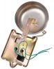 Alarm bell, 240 VАC, 3" (75 mm), 93 dB, silver - 2