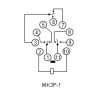 Electromagnetic relay MK3P-1, coil 110VAC, 250VAC/10A, 3NO+3NC - 2