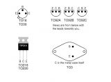 Транзистор BC640, PNP, 100 V, 1 A, 0.8 W, 100 MHz, TO92C - 2 - Викиват Транзистор BC640, PNP, 100 V, 1 A, 0.8 W, 100 MHz, TO92C - 2