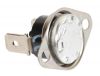 Bimetal Thermostat KSD-301A 70°C NC 10A/250VAC bakelite body with loose bracket axial leads 2x6.3mm auto terminals - 1