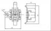 Bimetal Thermostat KSD-302A, 155°C, NC, 10A/250VAC - 2