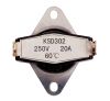 Bimetal Thermostat KSD-302 ТOS, 60°C, NC, 20A/250VAC - 3
