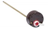 Thermostat for boiler, RECO, 10 °C to +80 °C, 2NC, 20 A / 250 VAC, probe 250 mm