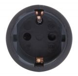 Куплунг, черен, 250VAC, гумиран, IP44, LEGRAND - 2 - Викиват Куплунг, черен, 250VAC, гумиран, IP44, LEGRAND - 2