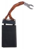 Четка въглено-графитна, двойна, 2x8x40x50 mm, със страничен извод, кабелна обувка тип вилица 6 mm