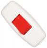 Inline Lamp Switch, 6A/250VAC, red/white

