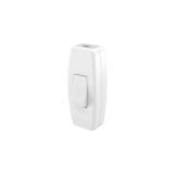 Превключвател мрежов, междинен ключ, 10A/220VAC, бял, BY74-00004