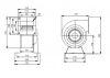 Centrifugal radial  fan V-150QD, 380VAC, 180W, 900m3/h - 3