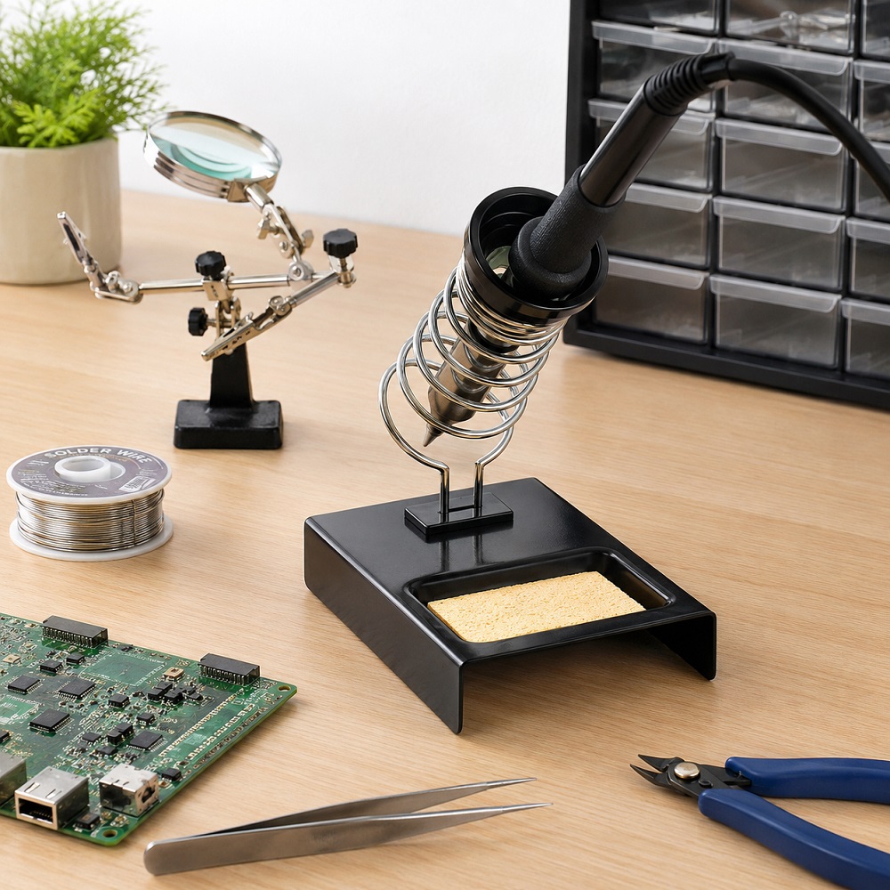 Universal soldering iron stand, metal, SN-002, Pro's Kit