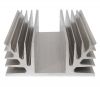Aluminum cooling radiator profile 250mm 88x35 mm - 1