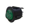 Rocker превключвател, 2 позиции, OFF-ON, 6A/250VAC, отвор ф20mm, 3 извода - 1