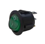 Rocker превключвател, 2 позиции, OFF-ON, 6A/250VAC, отвор ф20mm, 3 извода