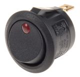 Rocker Switch, 2-position, OFF-ON, 10A/250VAC, hole size ф20mm