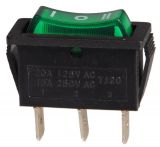 Клавишен превключвател, KCD3, 15A/250VAC, SP3T