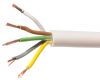 Data control communication cable, 5x0.14mm2, copper, white, LIYY
