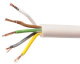 Комуникационен кабел за контрол на данни, 5x0.14mm2, мед, бял, LIYY