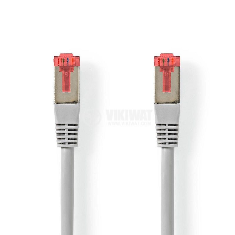 LAN кабел, категория 6, RJ45 към RJ45, 1m, CCGT85221GY10, NEDIS - 1