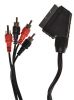 Cable SCART, 4xRCA(HIFI audio), black 
 - 1