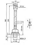 Диод В320-6 600 V, 320A, изправителен мощен - Викиват Диод В320-6 600 V, 320A, изправителен мощен