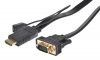 Cable HDMI/M-VGA/M, 1.8m - 1