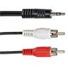 Cable, plug 3.5 stereo M-2xRCA M, 10m