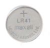 Alkaline coin cell battery LR41 Maxell 1.5V - 1