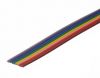 Multicolor flat cable, 10x0.12mm2 TLWY10/0.12 BQ CABLE