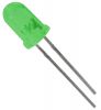 LED diode, f5 mm, green, 200 mcd