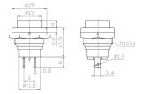 Button Switch, PBS-26B, NO, 250VAC, 2A, green - 2 - Vikiwat Button Switch, PBS-26B, NO, 250VAC, 2A, green - 2